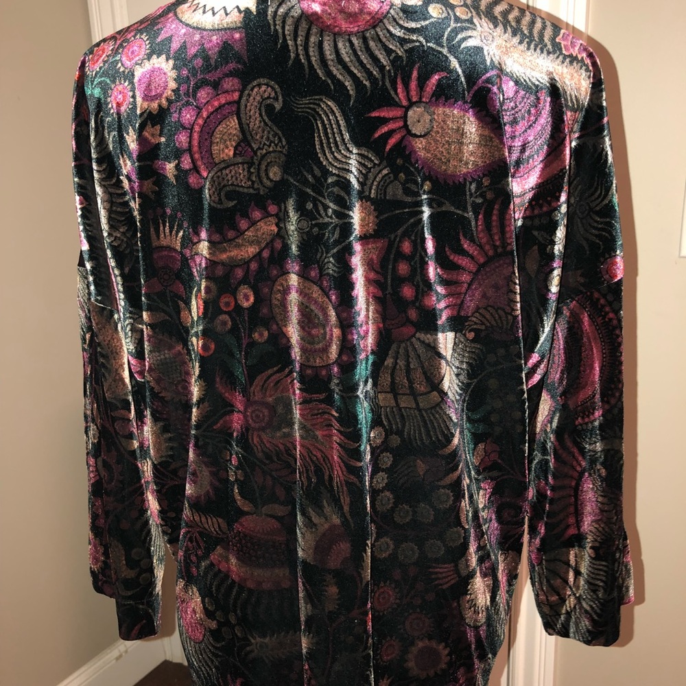 Loft velvet paisley kimono - Picture 3 of 5